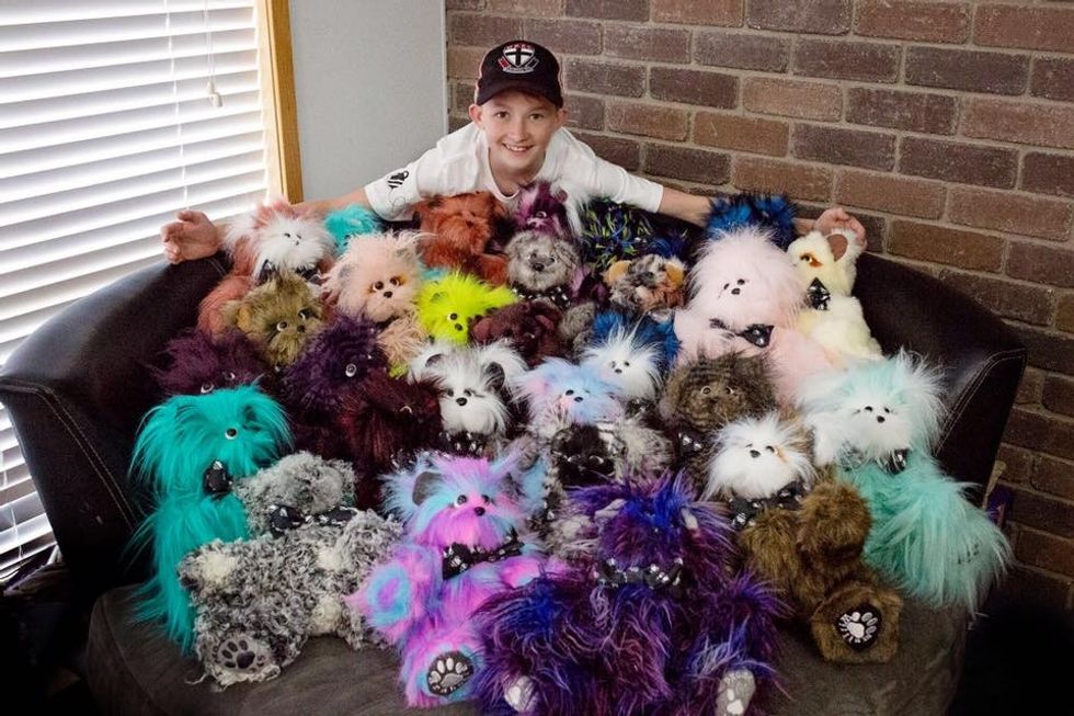 This Super Inspiring 14-Year-Old Makes Teddy Bears to Comfort Kids Battling Cancer