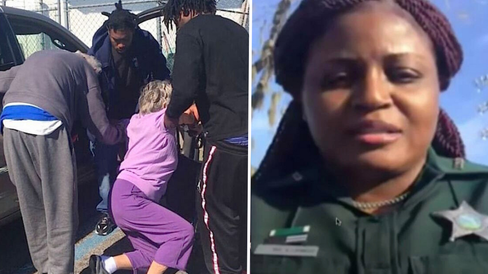 Cop Sees 89-Year-Old Struggle to Get In Her Car – Immediately Takes a Video When 3 Rappers Rush Towards Her for This Reason