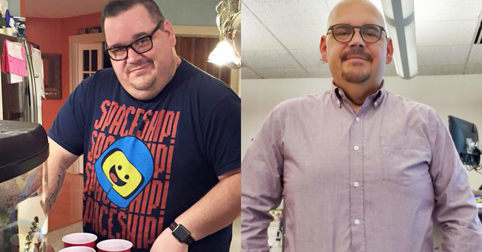 Motivated and Inspired By His Wife, This Man Lost 100 Pounds