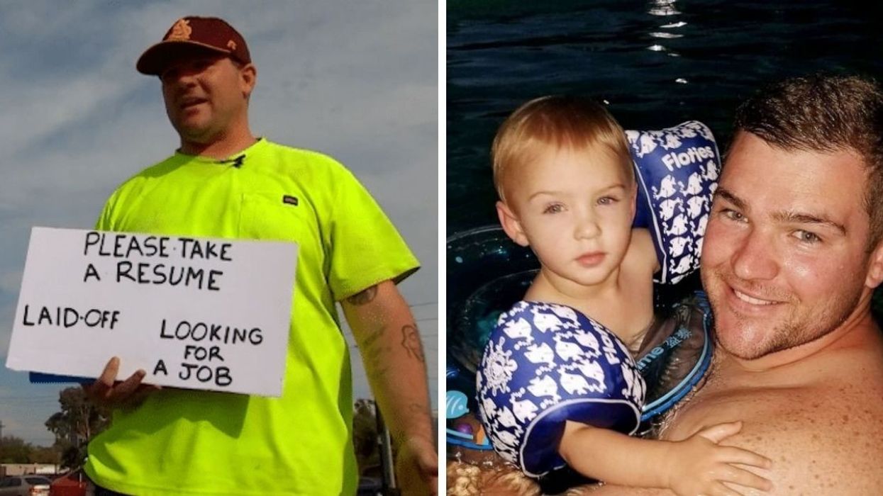 Dad Who Was Laid Off Gets Hundreds Of Job Offers After Handing Out Resumes On The Streets