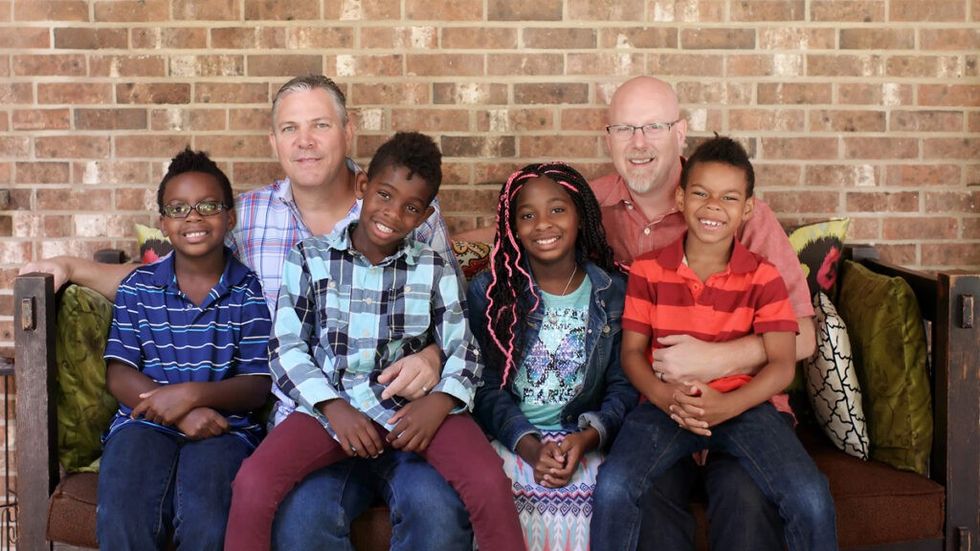 Rob Scheer and his new forever family