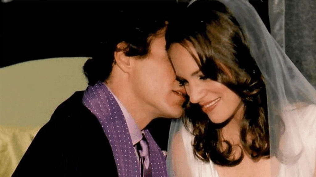 Robert Downey Jr and Susan Downey, on their wedding day