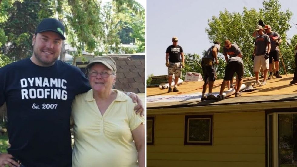 Woman Brings Treats to Local Firefighters Everyday for 13 Years - So They Surprise Her With a New Roof