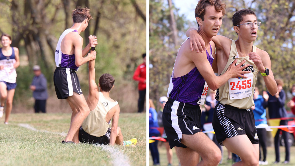 Teen Runner Sacrifices Chances Of Qualifying To Help Carry Competitor Across Finish Line