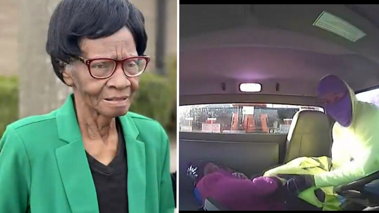 82-Year-Old With Dementia Disappears Into the Freezing Cold - One Sanitation Worker Doesn’t Hesitate to Carry Her Into His Truck