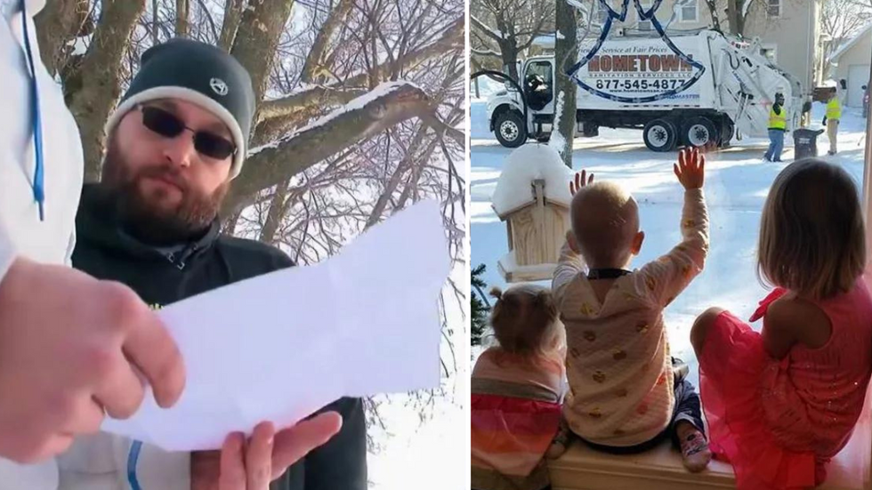 Sanitation Workers Always Wave to Little Girl During Their Route - Until One Day Her Parents Give Them a Shocking Note