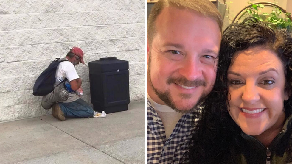 Principal Helps Homeless Man Find Food at a Best Buy - But Breaks Down When He Hears His Story
