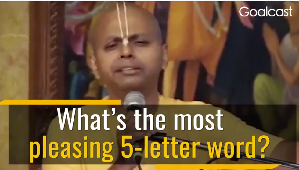 Gaur Gopal Das: The 5 Letter Secret to a Worry-Free Life
