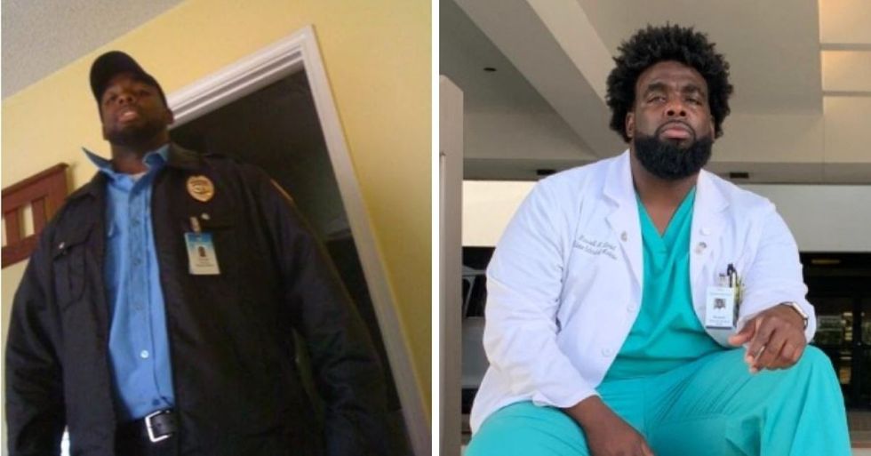 Former Security Guard Becomes Medical Student At The Hospital Where He Worked