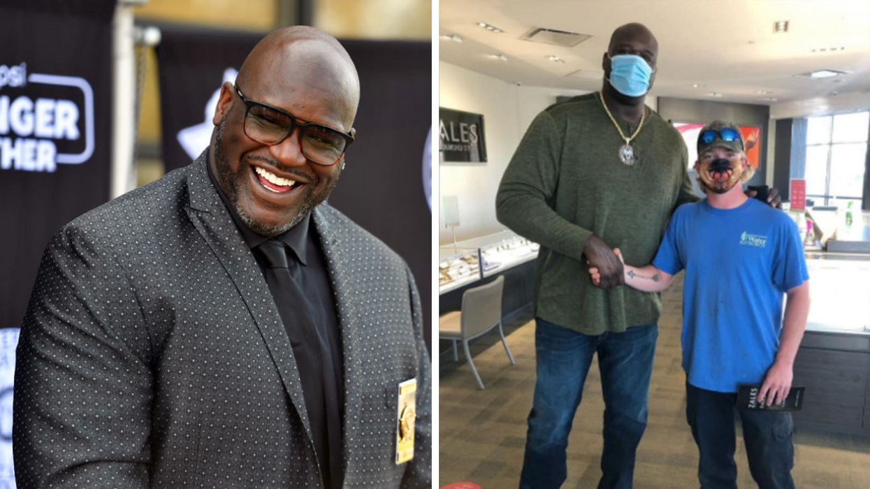 When Shaq Overheard A Man Struggling To Purchase An Engagement Ring, He Did This