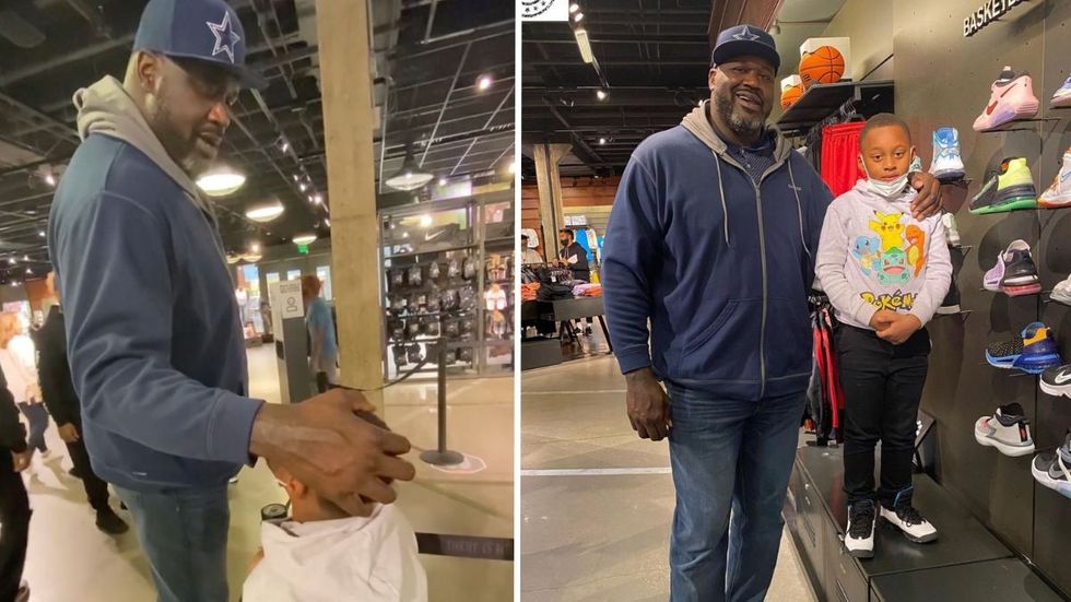 Young Boy Sobs in the Middle of a Store - Little Did He Know Shaquille ONeal Was About to Teach Him a Lesson