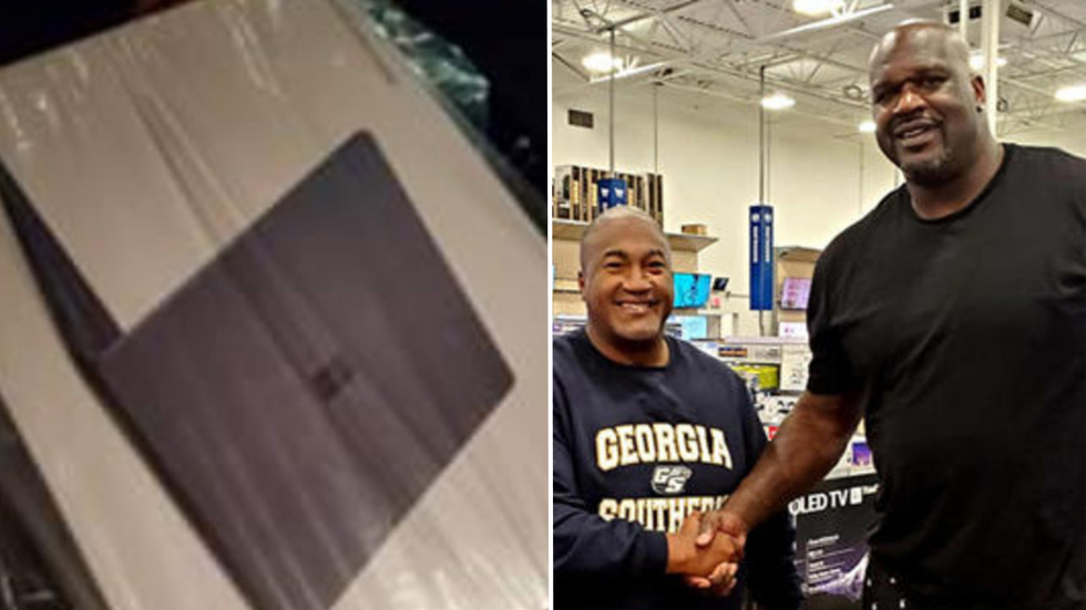 Man Spots Shaquille ONeal at Best Buy and Goes to Talk to Him - What He Says Gets Him a New Laptop for Free