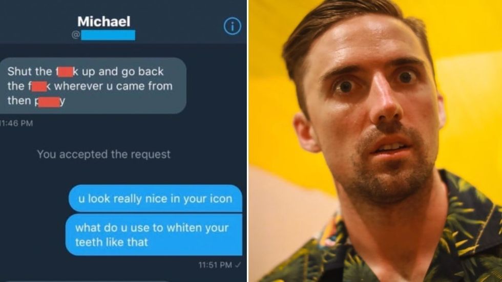 Twitter User Receives Disgusting Racist Message - How He Responded Completely Shocked The Internet