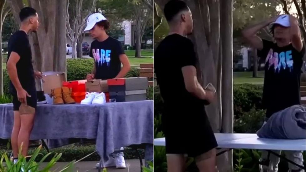 Teen Tries to Sell His Shoes to Help Pay For His Sister’s Medical Bills – And Then a Stranger Comes Along and Makes the Teen Cry