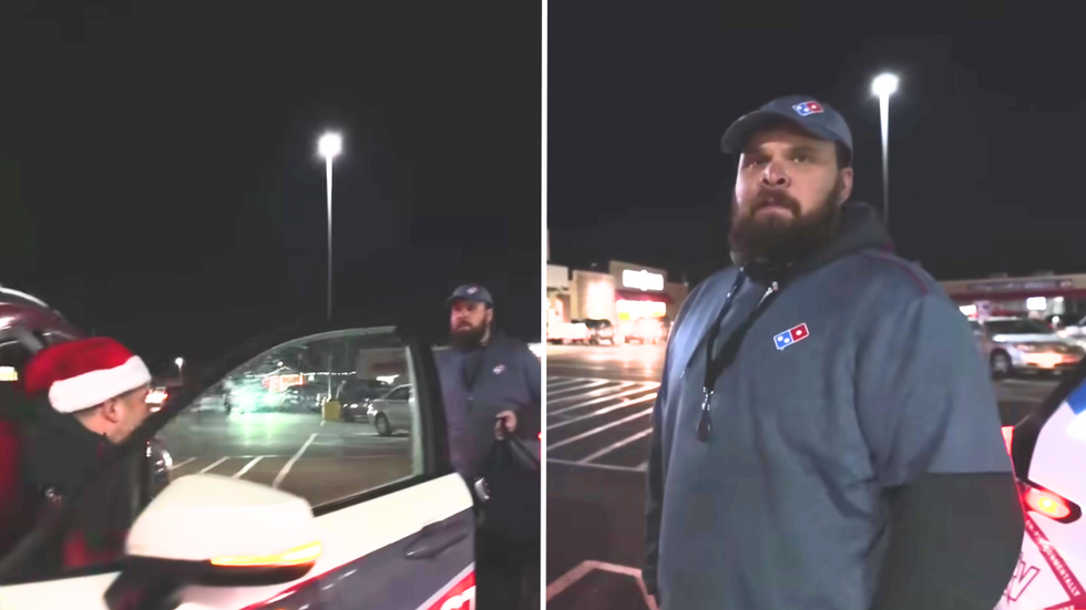 Single Dad Delivers Pizza to Make Ends Meet - Then He Pulls Up to a Parking Lot to Find This