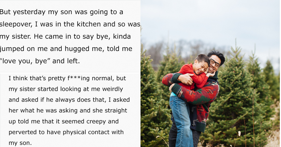 Single Dad Gets Shamed For Hugging Gay Son, Reddit Has The Best Response
