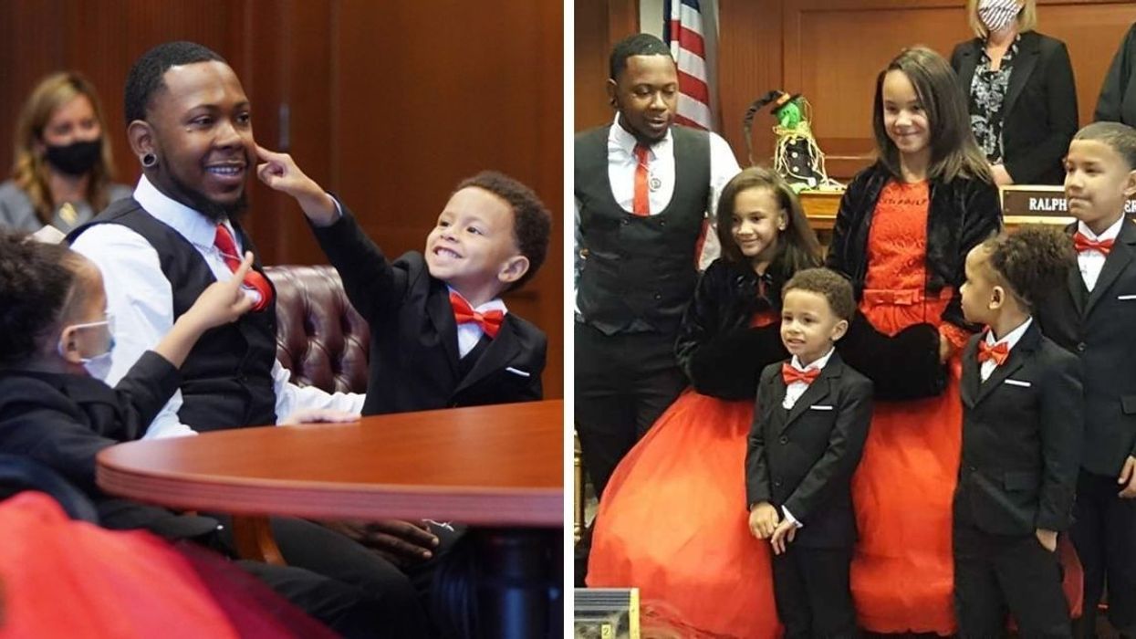 Single Dad Adopts Five Siblings Because He Couldn't Bear To See Them Separated