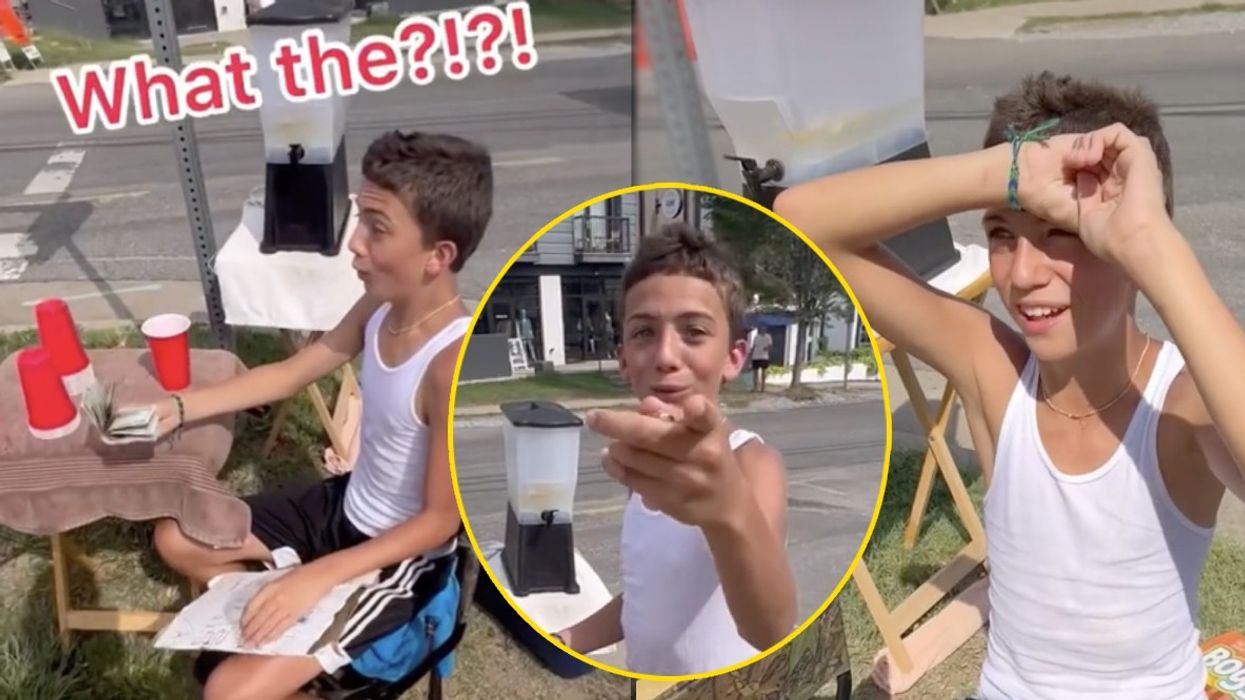 Young Soccer Players Beats the 102º Heat With Lemonade Stand — Gets Surprise of a Lifetime