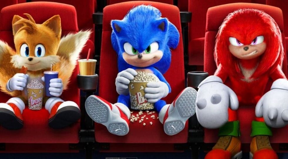 Sonic tails and knuckles at the movies 1024x567