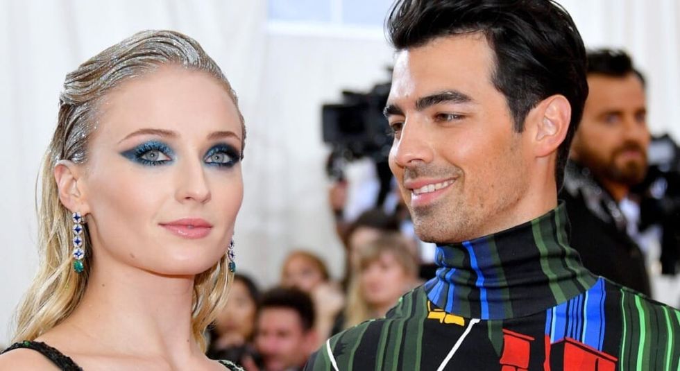 Sophie Turner and Joe Jonas on the red carpet.