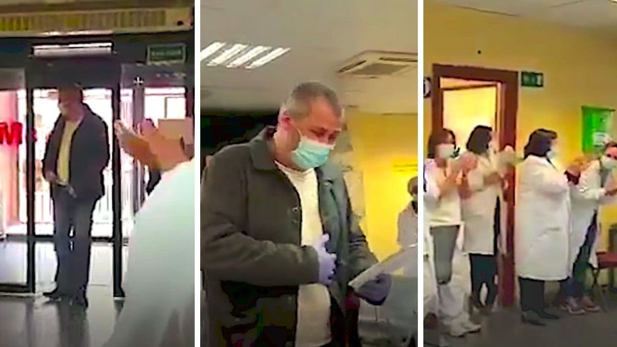 Taxi Driver Who Has Been Giving People Free Rides To Hospital Brought To Tears By Medical Staff