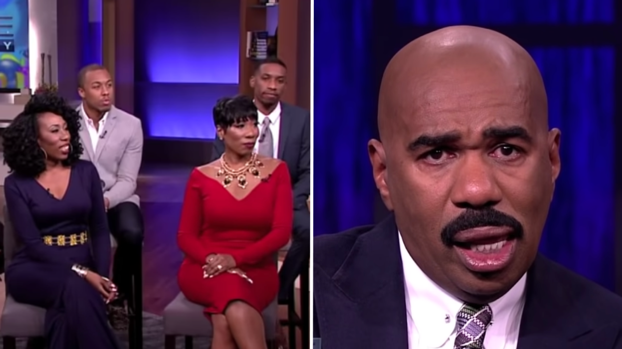 Steve Harveys Family Turns Up at His Show to Tell the World What Hes Really Like - Leaving Him in Tears