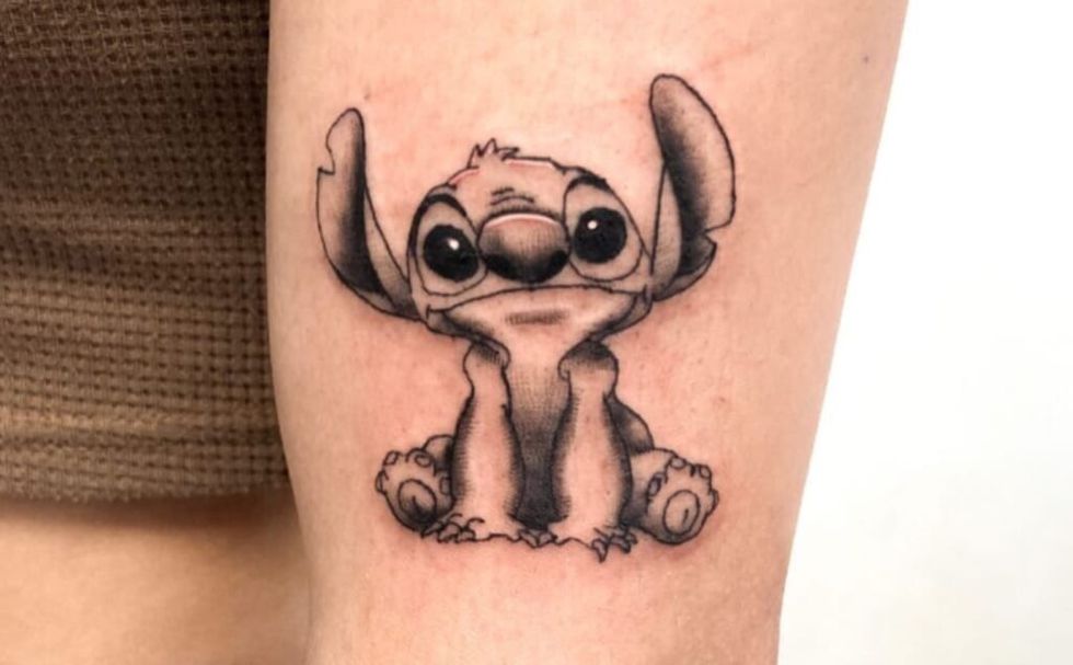 stitch tattoo disney character