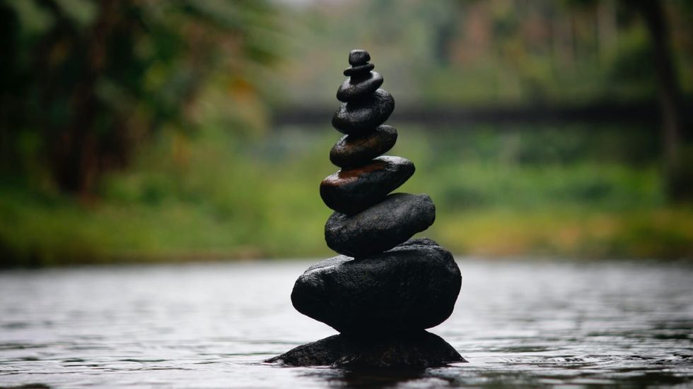 stones piled on top of one another