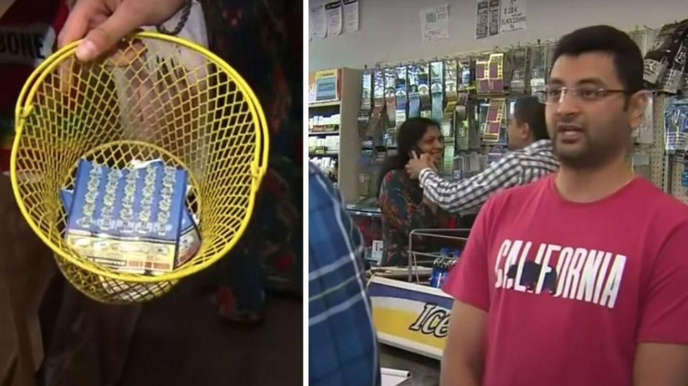 Woman Accidentally Throws Away $1M Lottery Ticket, Virtuous Store Owners Return It