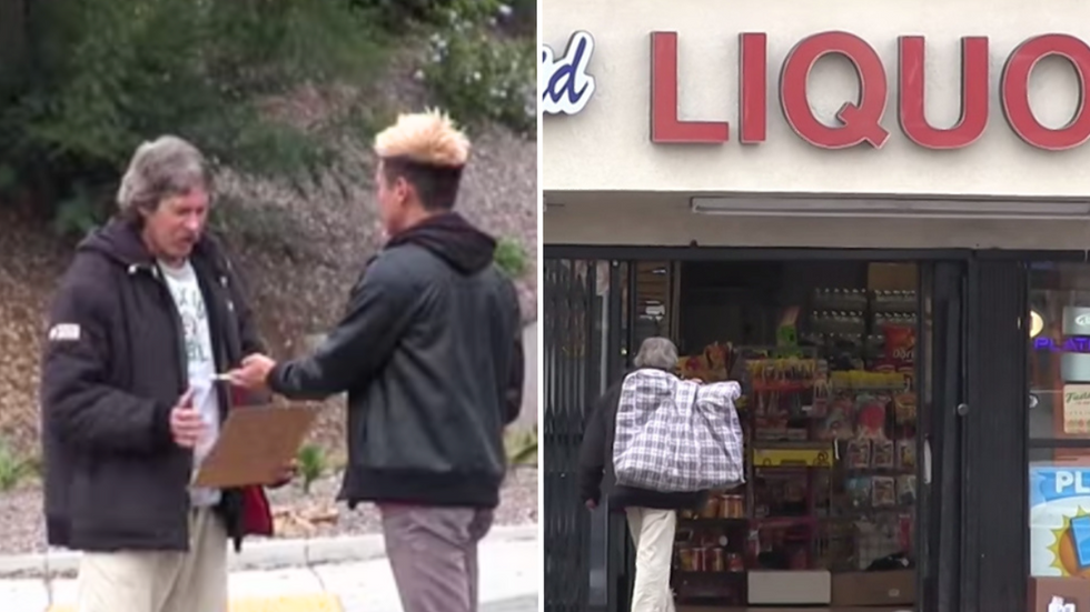 Stranger Secretly Follows Homeless Man After Giving Him $100 - Is Shocked to See What He Actually Does With the Money