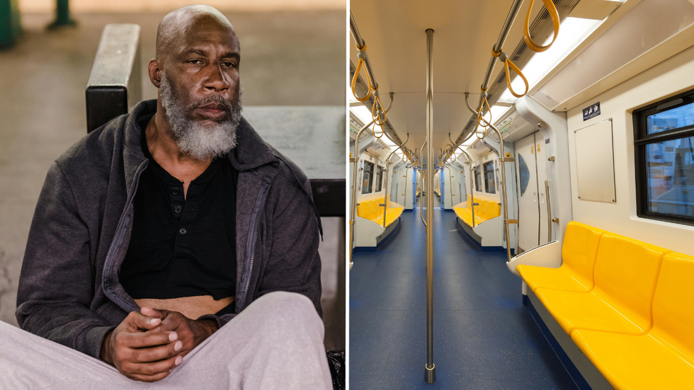 Stranger Hands Something to Homeless Man on Metro - It Ends Up Completely Changing His Life