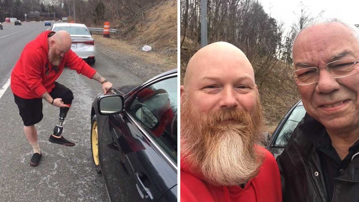 Colin Powell's Tire Blew Out on Interstate 495——This is What Happened When a Stranger Stepped in to Help