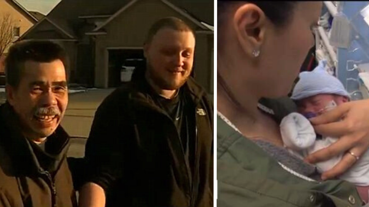 Man Stops His Car After Seeing Distressed Father’s Signals - His Intervention Saves a Life