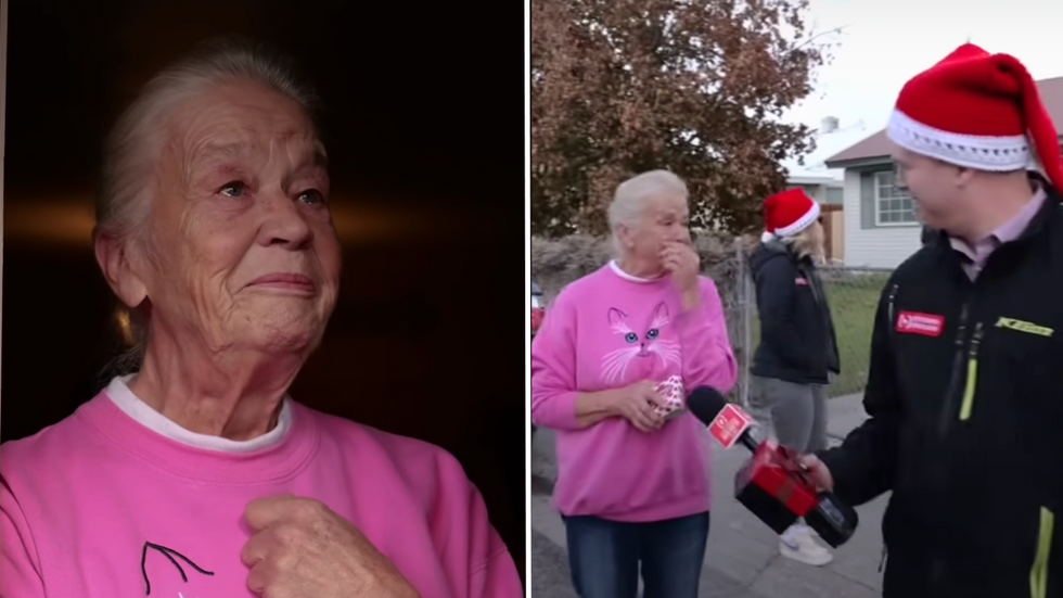 Stranger Learns 70-Year-Old Is Raising Grandkids by Herself - Then a Familiar Man Shows Up at Her Doorstep