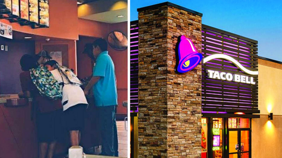 Stranger Notices A Group Of Young Boys At Taco Bell - Suddenly Walks Up To Them And Does This