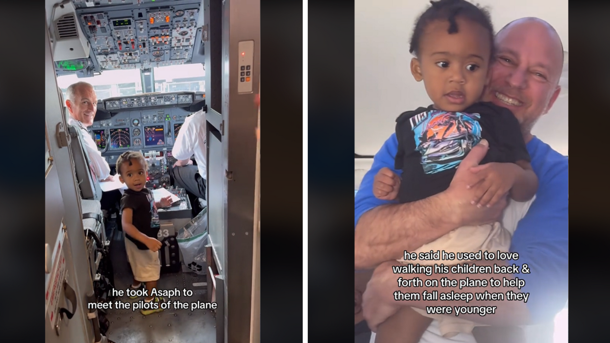 Stranger steps in to help overwhelmed single mom, Zephaniah Henry, traveling solo with her two-year-old son Asaph.