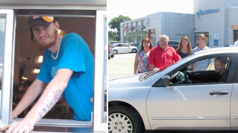 Single Dad Commutes 16 Miles Every Day on Foot Working Two Minimum Wage Jobs - So Strangers Gift Him a Car