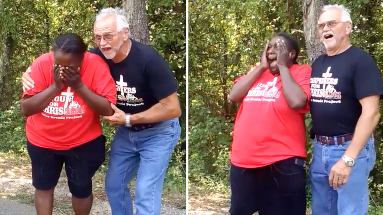 Janitor Is Blindfolded and Put Into a Police Car - Screams and Cries When She Sees Where She Was Taken