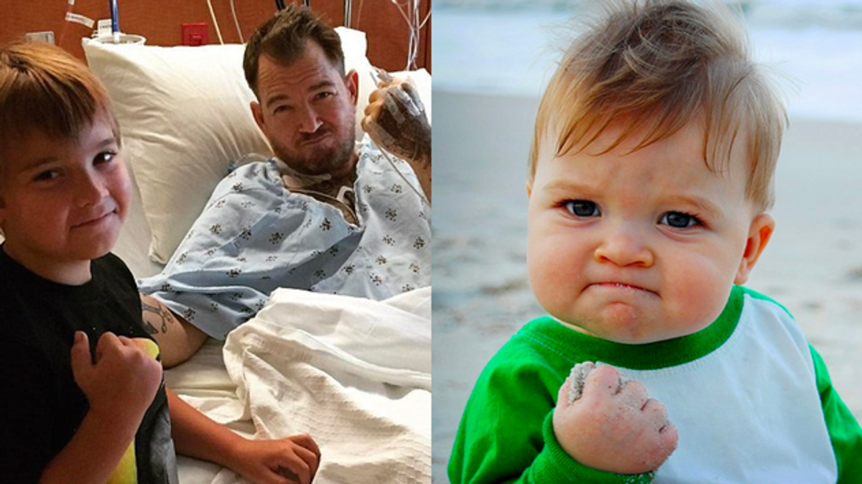 How the Boy From the "Success Kid" Meme Helped Raise Over $100,000 to Save His Dad's Life