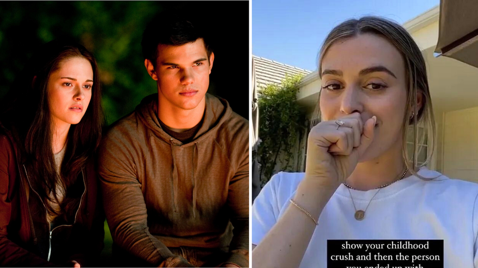 Taylor Lautner’s Fiancée Confesses Childhood Crush on TikTok - And Twilight Fans Are Shook