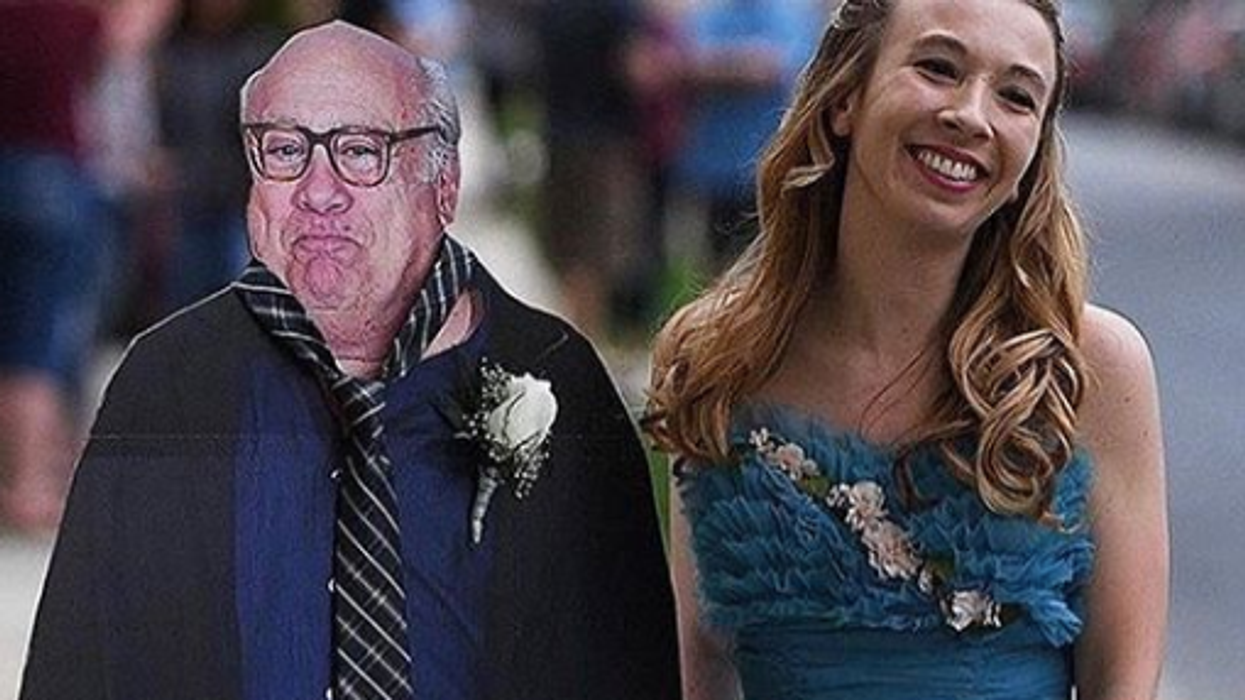 Quirky Teen Goes Viral for Bringing Cardboard Cutout of Danny DeVito to Prom, Proves Being Yourself is Always Worth It