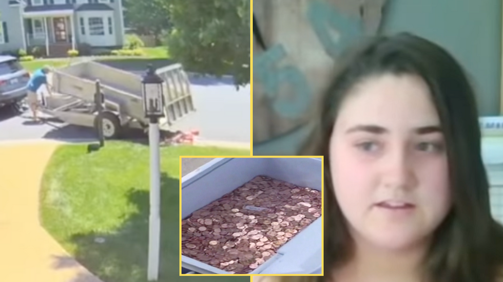 Dad Dumps 80,000 Pennies in Child Support on Estranged Daughters Lawn - Her Response Is Absolute Gold