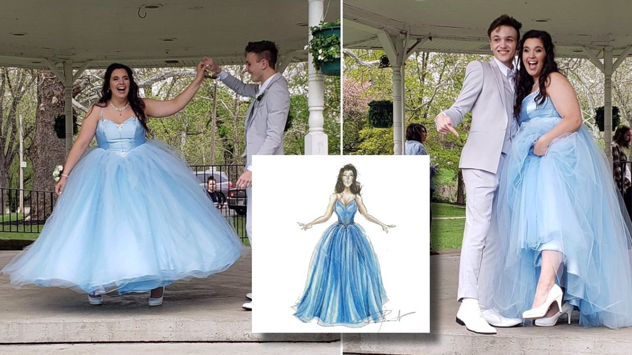 Teen’s Prom Date Couldn’t Afford a Dress — So He Taught Himself to Sew and Made Her One