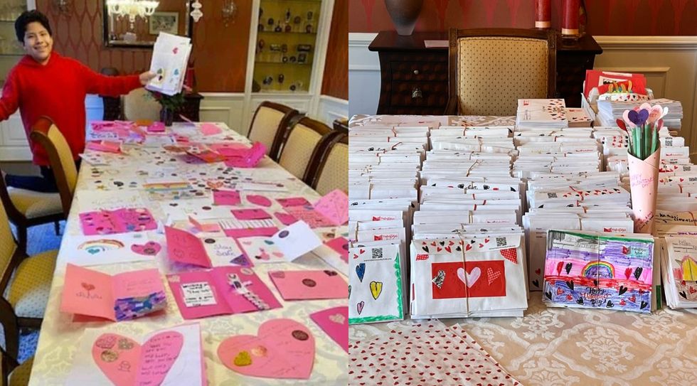<strong>Caring Teenager Sends 16,000 Valentine's Day Cards to Lonely Strangers and Neighbors</strong>