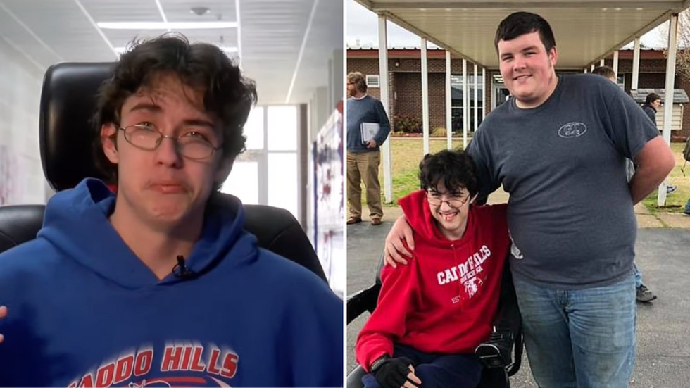 Teen Works a Job for 2 Years - Brings Friend to Tears in Front of Classmates With a Surprise