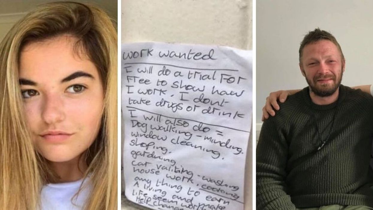 Teen Finds Homeless Man's Desperate Note And Helps Him Turn His Life Around
