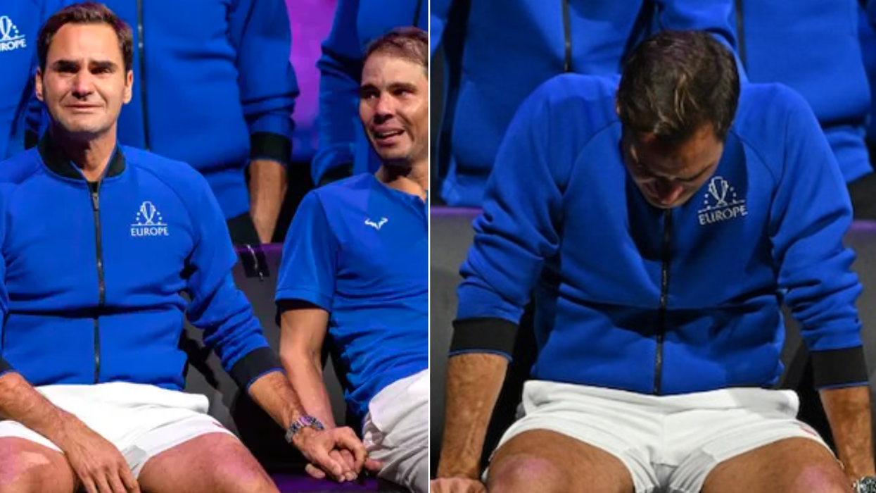Tennis Legend Roger Federer Retires in Grand Ceremony - He and His Rival Nadal Cannot Hold Back Their Tears