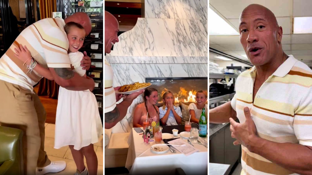 12-Year-Old Reaches Hotel to Have Lunch - Is Shocked to Find Out Dwayne The Rock Johnson Has Taken on a New Job