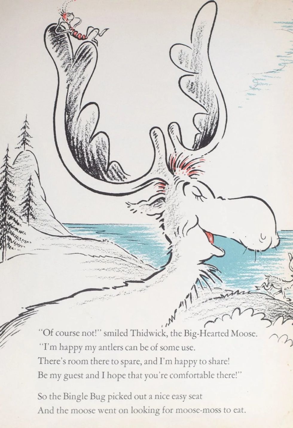 Thidwick the big hearted moose dr seuss first edition signed