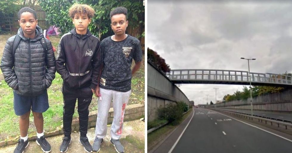 Three Boys Grab Suicidal Man About To Jump Off A Bridge--And Save His Life